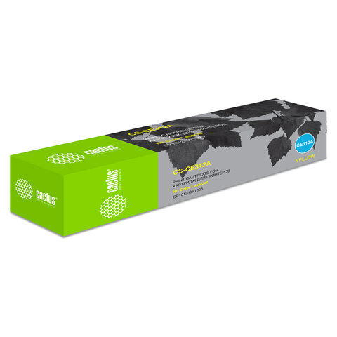 Картридж лазерный CACTUS (CS-CE312A) для HP ColorLaserJet CP1025/CP1025NW, Картридж лазерный CACTUS (CS-CE312A) для HP ColorLaserJet CP1025/CP1025NW,