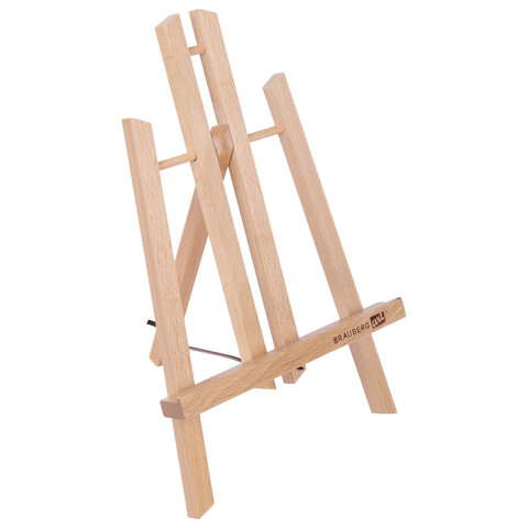 Мольберт настольный из бука 19х16х28 см, высота холста до 30 см, лакированный,