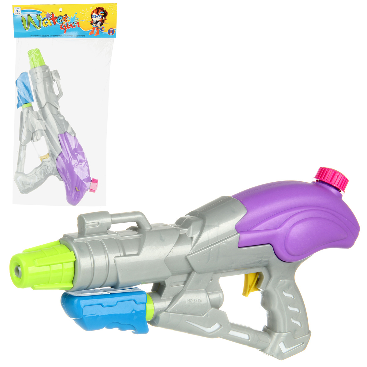 Водный пистолет 35см/400мл, пакет Водный пистолет 35см/400мл, пакет