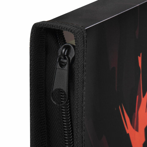 Папка для тетрадей BRAUBERG KIDS А4, 1 отделение, пластик, молния вокруг,