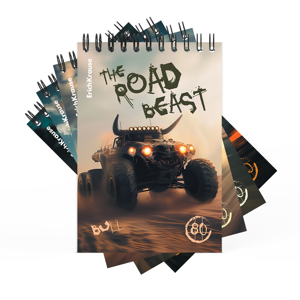 Блокнот на спирали ErichKrause Road Beast, А6, 80 листов, клетка MIX-PACK Блокнот на спирали ErichKrause Road Beast, А6, 80 листов, клетка MIX-PACK