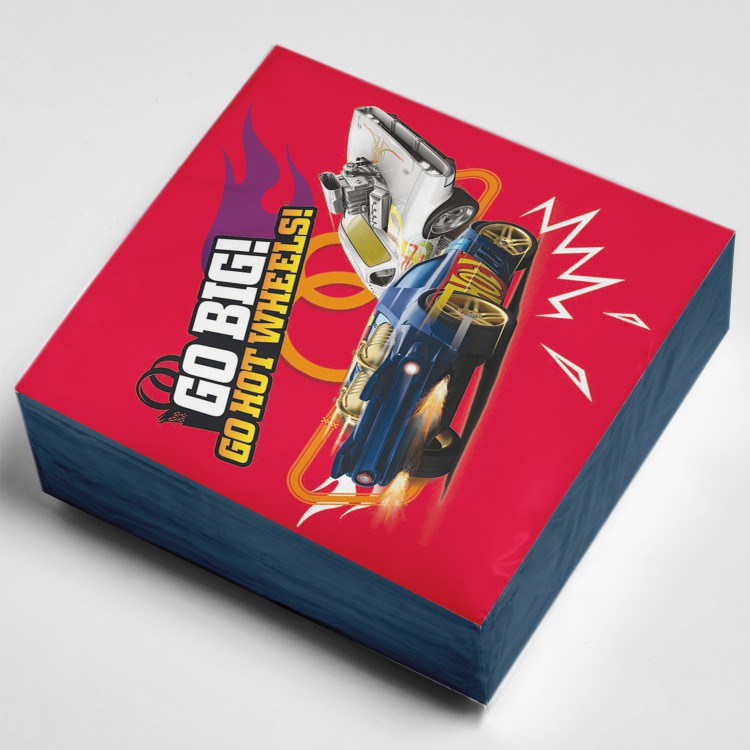 Hot Wheels. Салфетки бумажные трехслойные 33*33 см, 20 штук Hot Wheels. Салфетки бумажные трехслойные 33*33 см, 20 штук