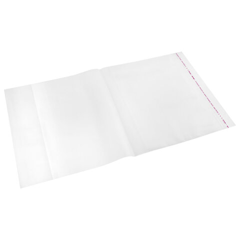 Обложки ПЭ для тетрадей и учебников младших классов, НАБОР 36шт, КЛЕЙКИЙ КРАЙ,