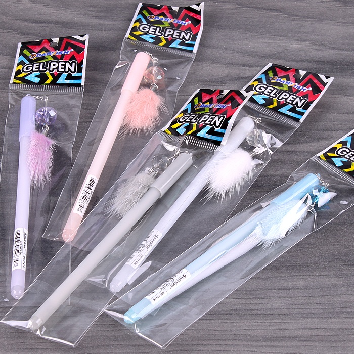 Ручка гелевая синяя "Darvish" с брелоком Ручка гелевая синяя "Darvish" с брелоком