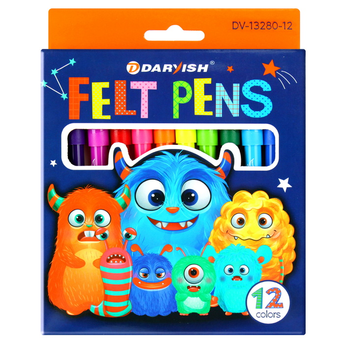 Фломастеры 12 цв на водной основе Фломастеры 12 цв на водной основе