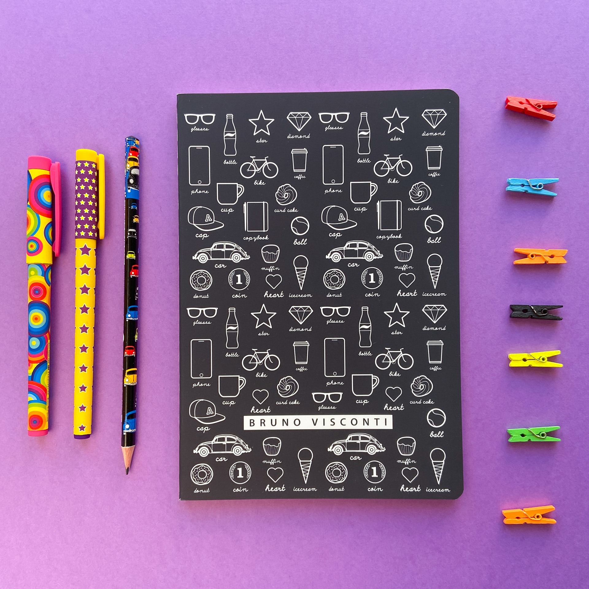 КАРАНДАШ ЧЕРНОГРАФИТОВЫЙ "HappyGraphix" ЦВЕТНЫЕ АВТОМОБИЛИ НВ