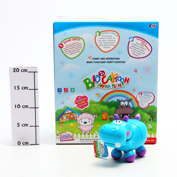 Игрушка бегемотик на батарейках. Набор 6шт. Игрушка бегемотик на батарейках. Набор 6шт.