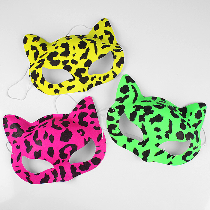 Праздничное украшение "Маска с ушками" ассорти Праздничное украшение "Маска с ушками" ассорти