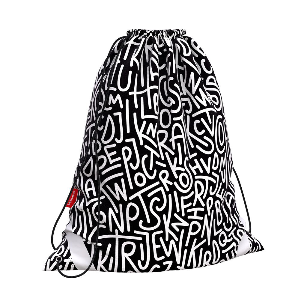 Мешок для обуви Erich Krause 365x440мм Alphabet Мешок для обуви Erich Krause 365x440мм Alphabet