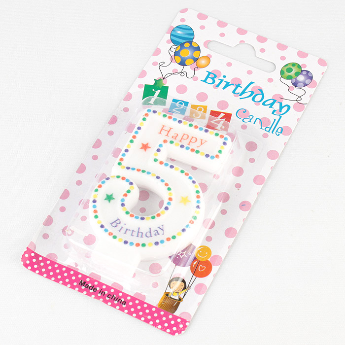 Свеча "Цифра 5" Свеча "Цифра 5"