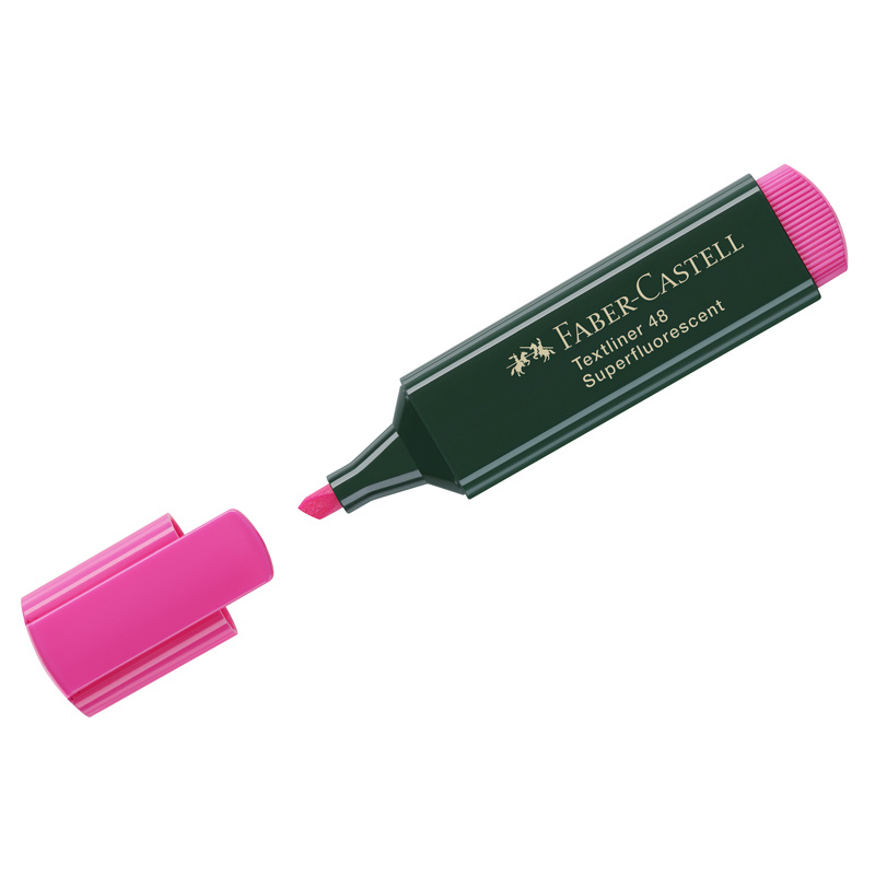 Текстовыделитель Faber-Castell "48" розовый, 1-5мм Текстовыделитель Faber-Castell "48" розовый, 1-5мм
