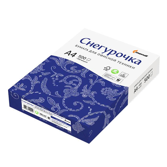 Бумага СНЕГУРОЧКА 500 л. 80 г/м2 А4 146 %: Снегурочка_M штр.: 4603976100024 Бумага СНЕГУРОЧКА 500 л. 80 г/м2 А4 146 %: Снегурочка_M штр.: 4603976100024