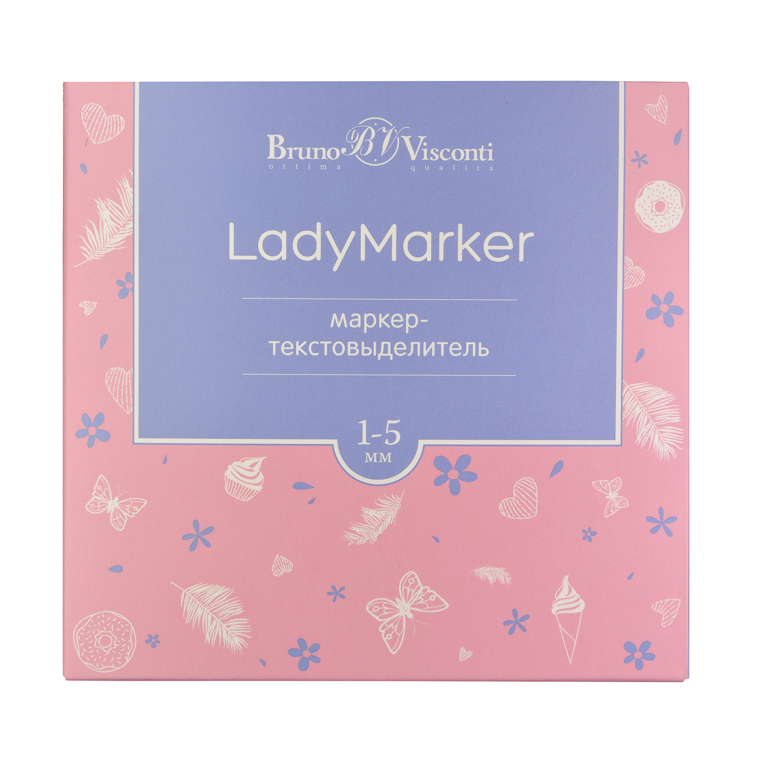 ТЕКСТОВЫДЕЛИТЕЛЬ "LadyMarker" МЯТНЫЙ