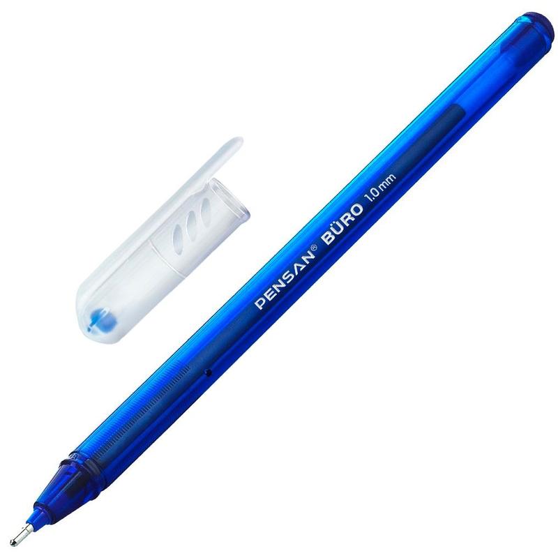 Ручка шариковая Pensan Buro синие чернила 2270/50c Ручка шариковая Pensan Buro синие чернила 2270/50c