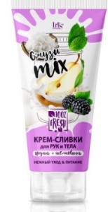 Iris СМУЗИ mix Крем-Сливки для рук и тела ГРУША и ШЕЛКОВИЦА, 180мл Iris СМУЗИ mix Крем-Сливки для рук и тела ГРУША и ШЕЛКОВИЦА, 180мл