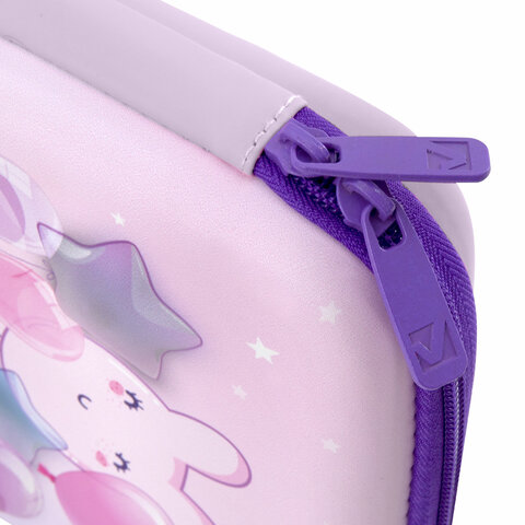 Пенал BRAUBERG KIDS большой удобный с откидной планкой, EVA, 22х15х4 см,