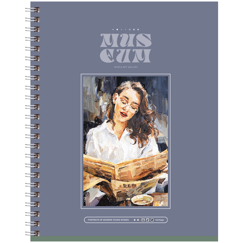 Тетрадь 48 листов, А5, линия на гребне BG "Gallery"