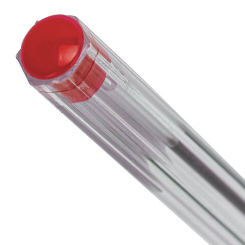 Ручка шариковая STAFF "Basic Budget BP-04", КРАСНАЯ, линия письма 0,5 Ручка шариковая STAFF "Basic Budget BP-04", КРАСНАЯ, линия письма 0,5