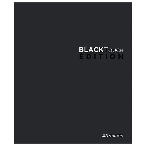 Тетрадь А5, 48 л., ПЗБМ, скоба, клетка, Soft Touch, брайль 3D,