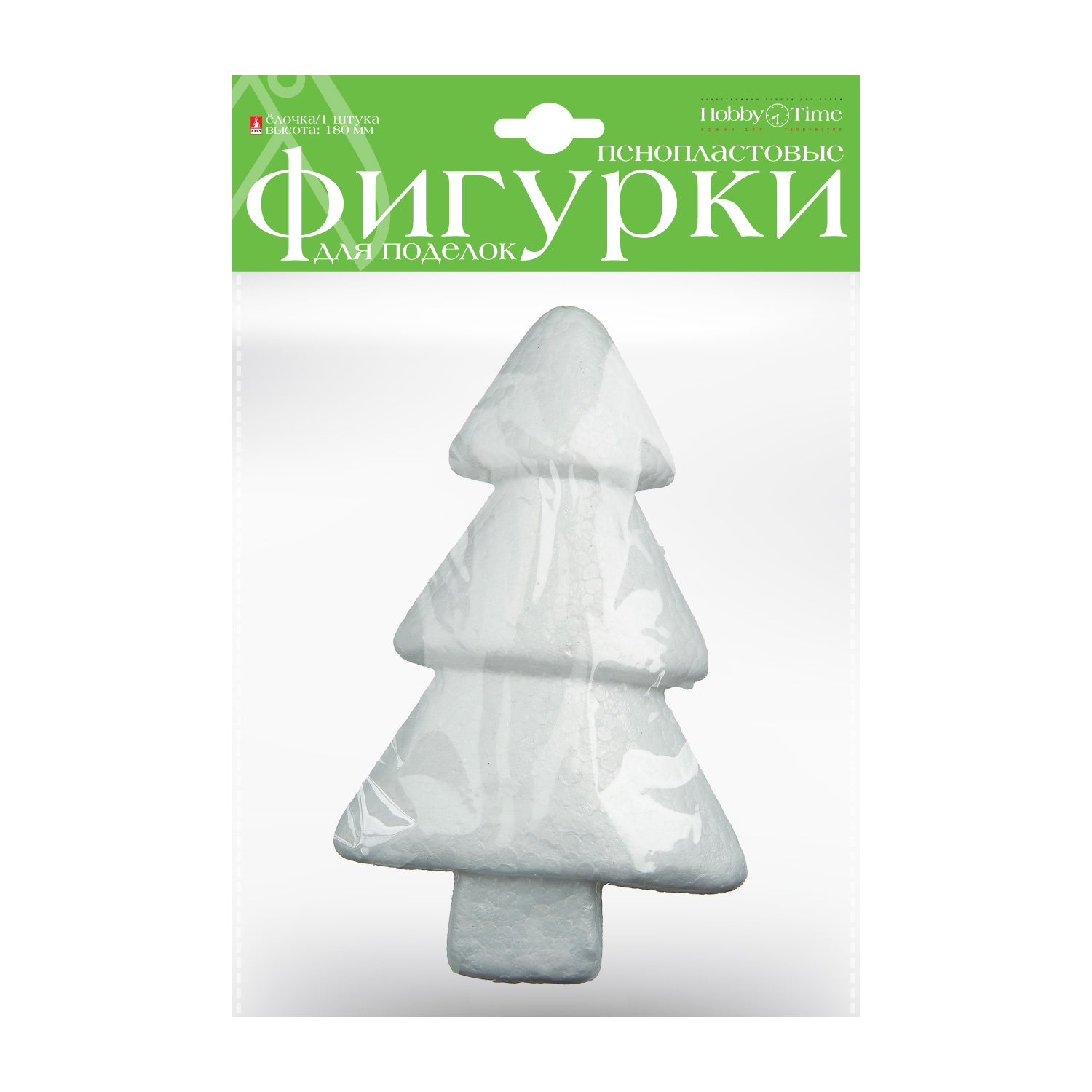 ПЕНОПЛАСТОВЫЕ ФИГУРКИ. ЕЛОЧКА, 180 ММ, 1 ШТ. ПЕНОПЛАСТОВЫЕ ФИГУРКИ. ЕЛОЧКА, 180 ММ, 1 ШТ.