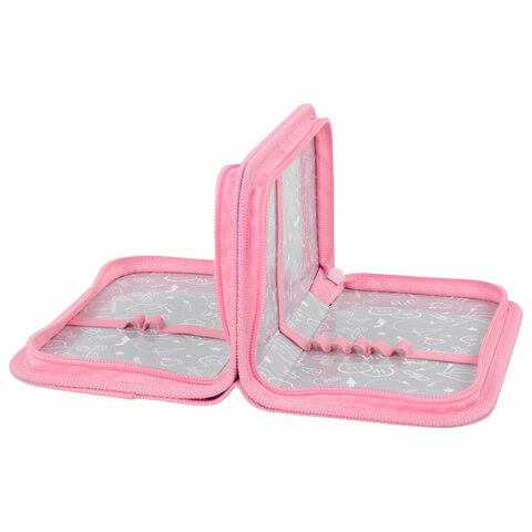 Пенал ПИФАГОР, 2 отделения, ламинированный картон, 19х11 см, "Comic