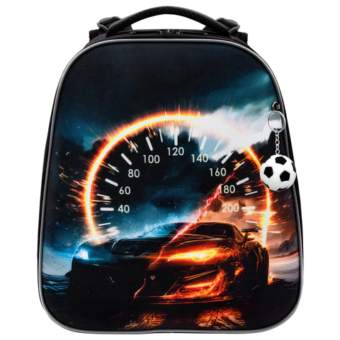 Ранец BRAUBERG UP, 2 отделения, с брелоком, "Speedometer", 36х28х15 Ранец BRAUBERG UP, 2 отделения, с брелоком, "Speedometer", 36х28х15