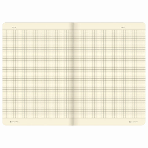 Тетрадь 40 л. в клетку обложка SoftTouch, бежевая бумага 70 г/м2, сшивка, А5