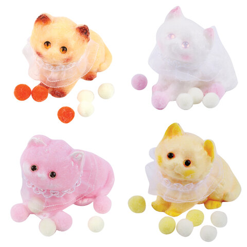 Игрушка-антистресс "КОТИК", 6 см, ассорти 4 цвета, дисплей, JOLLY JOT Игрушка-антистресс "КОТИК", 6 см, ассорти 4 цвета, дисплей, JOLLY JOT