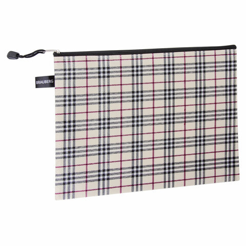 Папка-конверт СУПЕР КОМПЛЕКТ на молнии, 6 штук (А4 - 2 шт., А5 - 4 шт.), ткань в