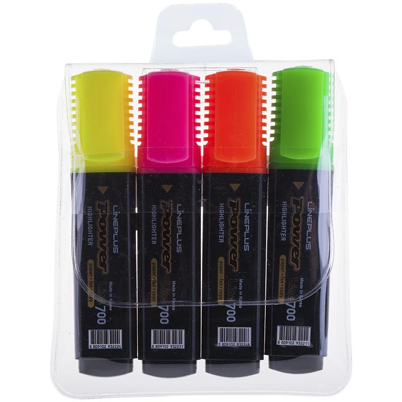 Набор текстовыделителей "HI-700C" 4цв., 1-5мм: 4HI-700C штр.: Набор текстовыделителей "HI-700C" 4цв., 1-5мм: 4HI-700C штр.: