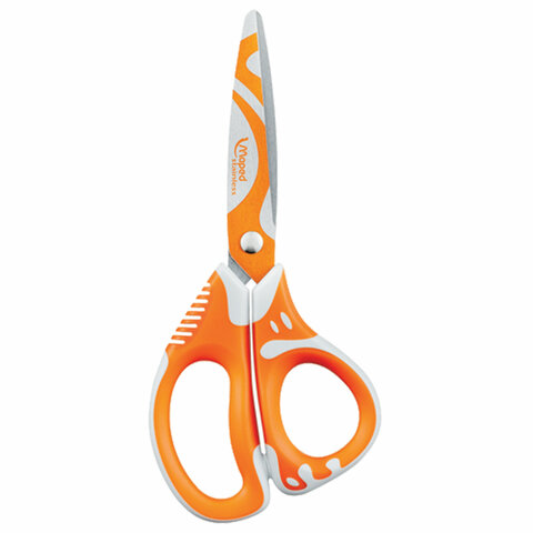 Ножницы MAPED (Франция) "Zenoa Fit", 130 мм, прорезинные ручки, с