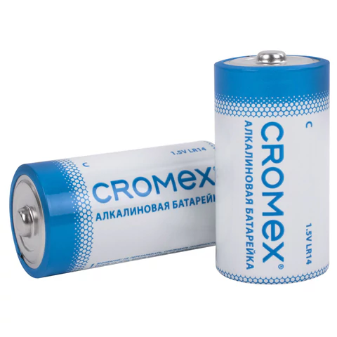 Батарейки алкалиновые КОМПЛЕКТ 4 шт., CROMEX (КРОМЕКС) Alkaline, C (LR14, 14А), Батарейки алкалиновые КОМПЛЕКТ 4 шт., CROMEX (КРОМЕКС) Alkaline, C (LR14, 14А),