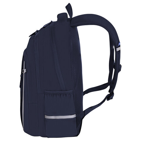 Рюкзак BRAUBERG INTENT, 2 отделения, 4 кармана, "Navy blue", 39х27х14 Рюкзак BRAUBERG INTENT, 2 отделения, 4 кармана, "Navy blue", 39х27х14