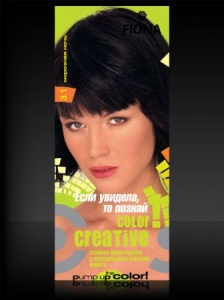 Fiona Creative color тон 3.1 Морозная ночь краска для волос Fiona Creative color тон 3.1 Морозная ночь краска для волос