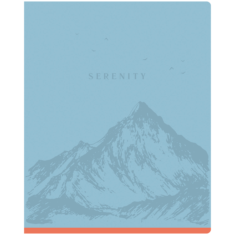 Тетрадь 48л., А5, клетка BG "Monocolor. Serenity", выб. лак