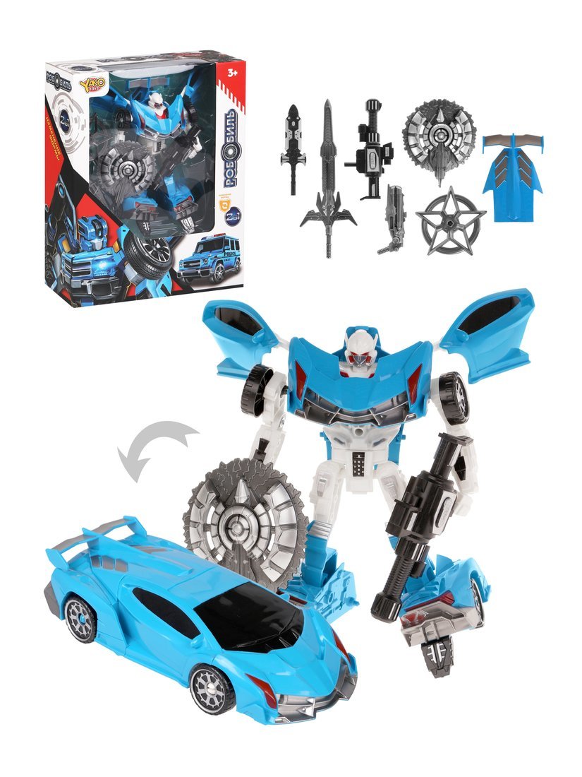 Игровой набор Робот-трансформер, в комплекте 7 предметов Игровой набор Робот-трансформер, в комплекте 7 предметов