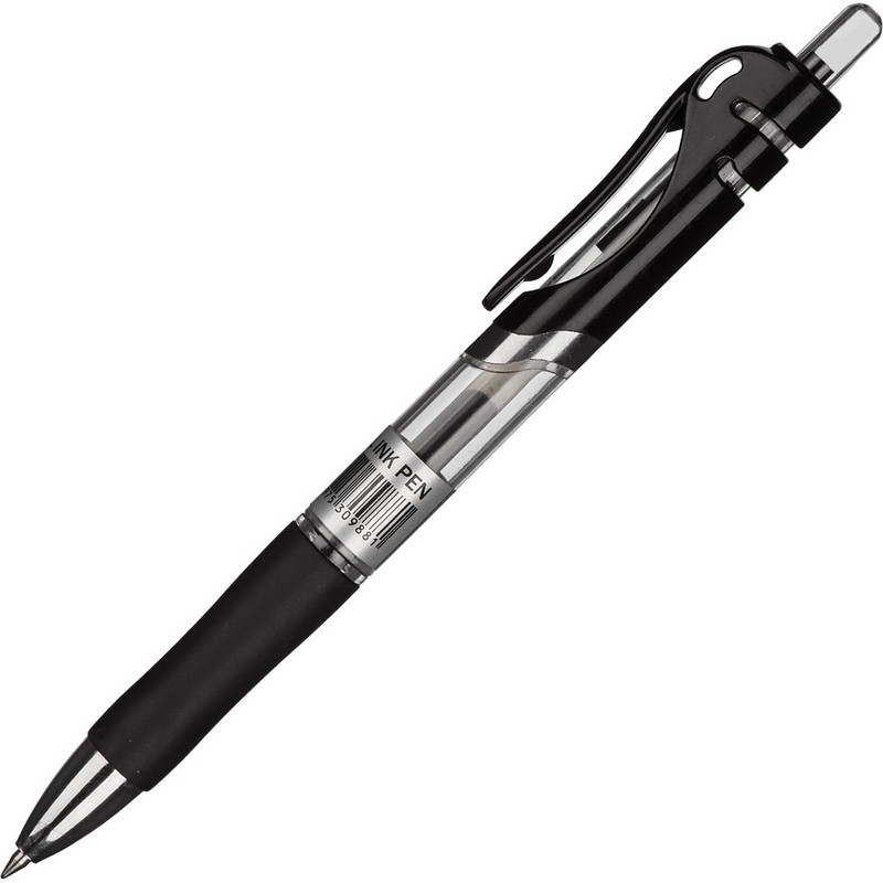 Ручка гелевая Attache Hammer черный стерж, автомат, 0,5мм 613149 штр.: Ручка гелевая Attache Hammer черный стерж, автомат, 0,5мм 613149 штр.: