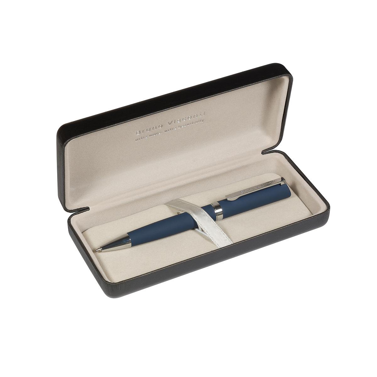 РУЧКА "MILANO" В ФУТЛЯРЕ PREMIUM ИЗ ЭКОКОЖИ, 1.0 ММ, СИНЯЯ (корпус РУЧКА "MILANO" В ФУТЛЯРЕ PREMIUM ИЗ ЭКОКОЖИ, 1.0 ММ, СИНЯЯ (корпус