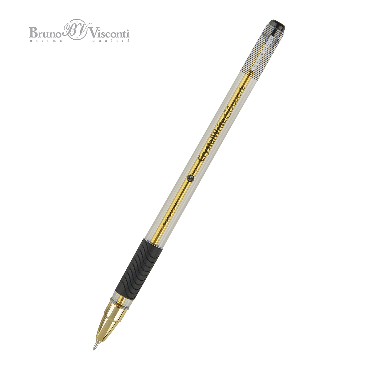 РУЧКА "CrystalWrite" ШАРИКОВАЯ, 0.38 ММ, ЧЕРНАЯ РУЧКА "CrystalWrite" ШАРИКОВАЯ, 0.38 ММ, ЧЕРНАЯ
