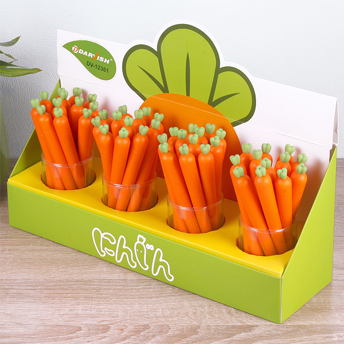 Ручка гелевая синяя "Darvish" Морковка Ручка гелевая синяя "Darvish" Морковка