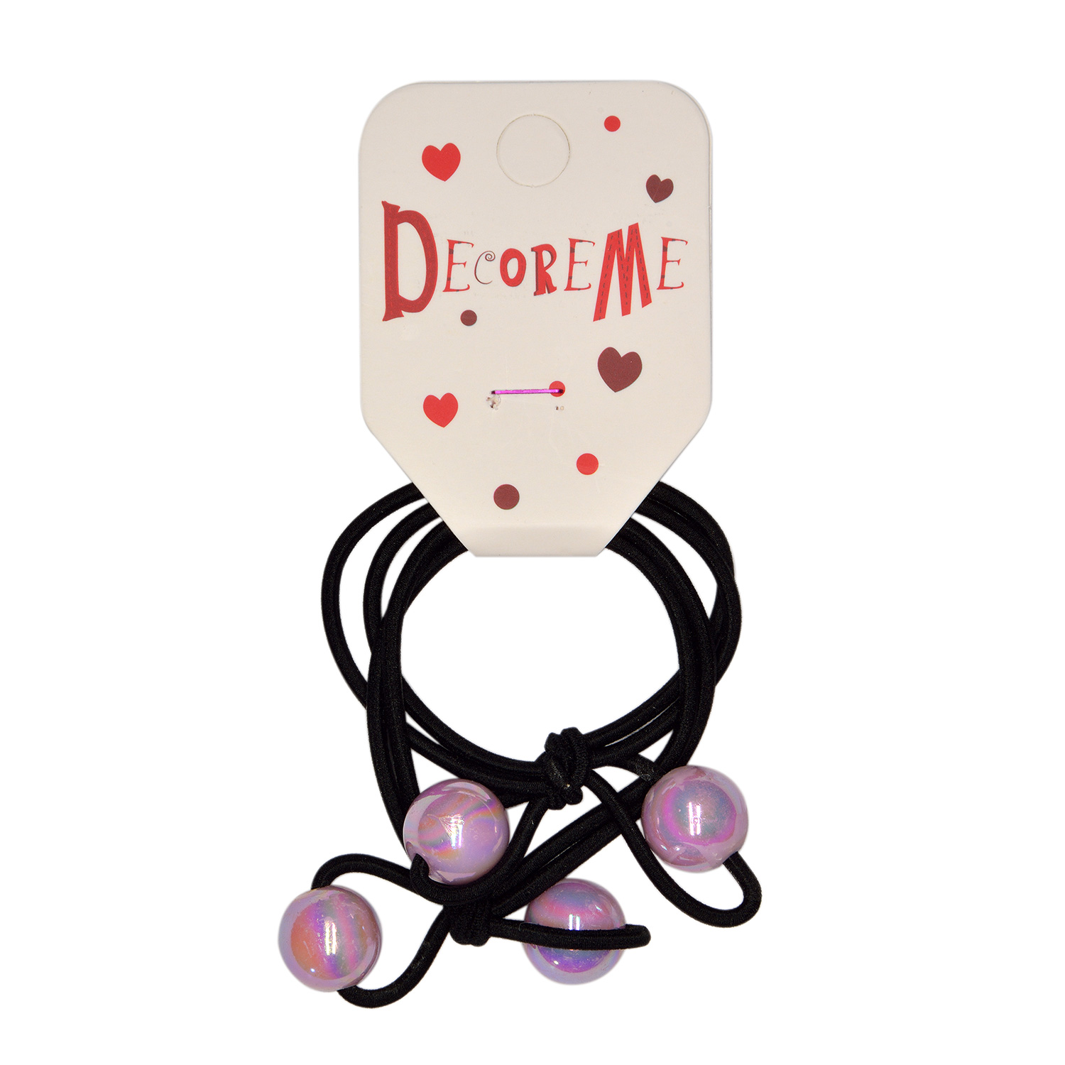 РЕЗИНКА ДЛЯ ВОЛОС "МЕЧТЫ О СИЯНИИ" 2 ШТ, 5 ЦВЕТОВ