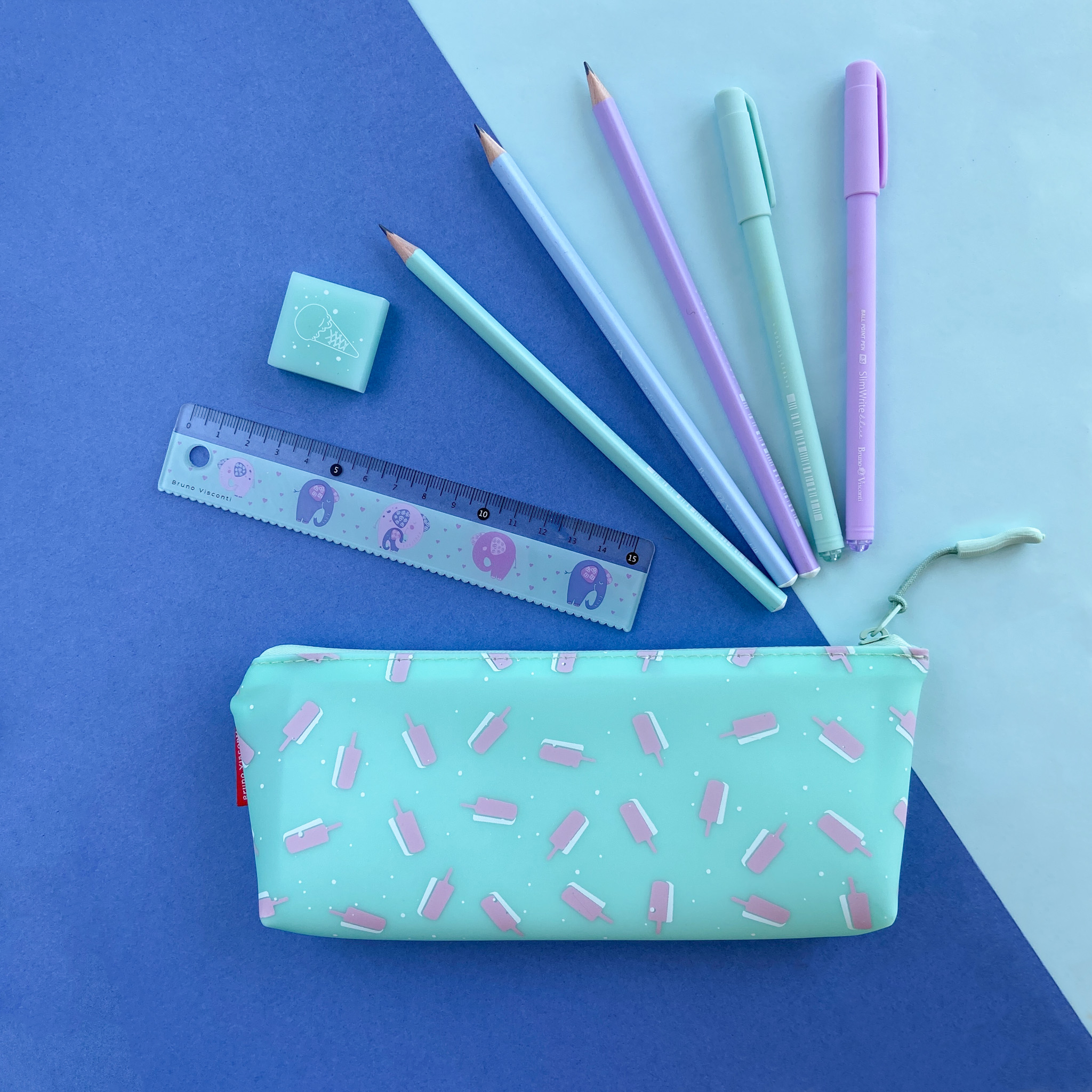 КАРАНДАШ ЧЕРНОГРАФИТОВЫЙ МЯТНЫЙ "Graphix Zefir" НВ