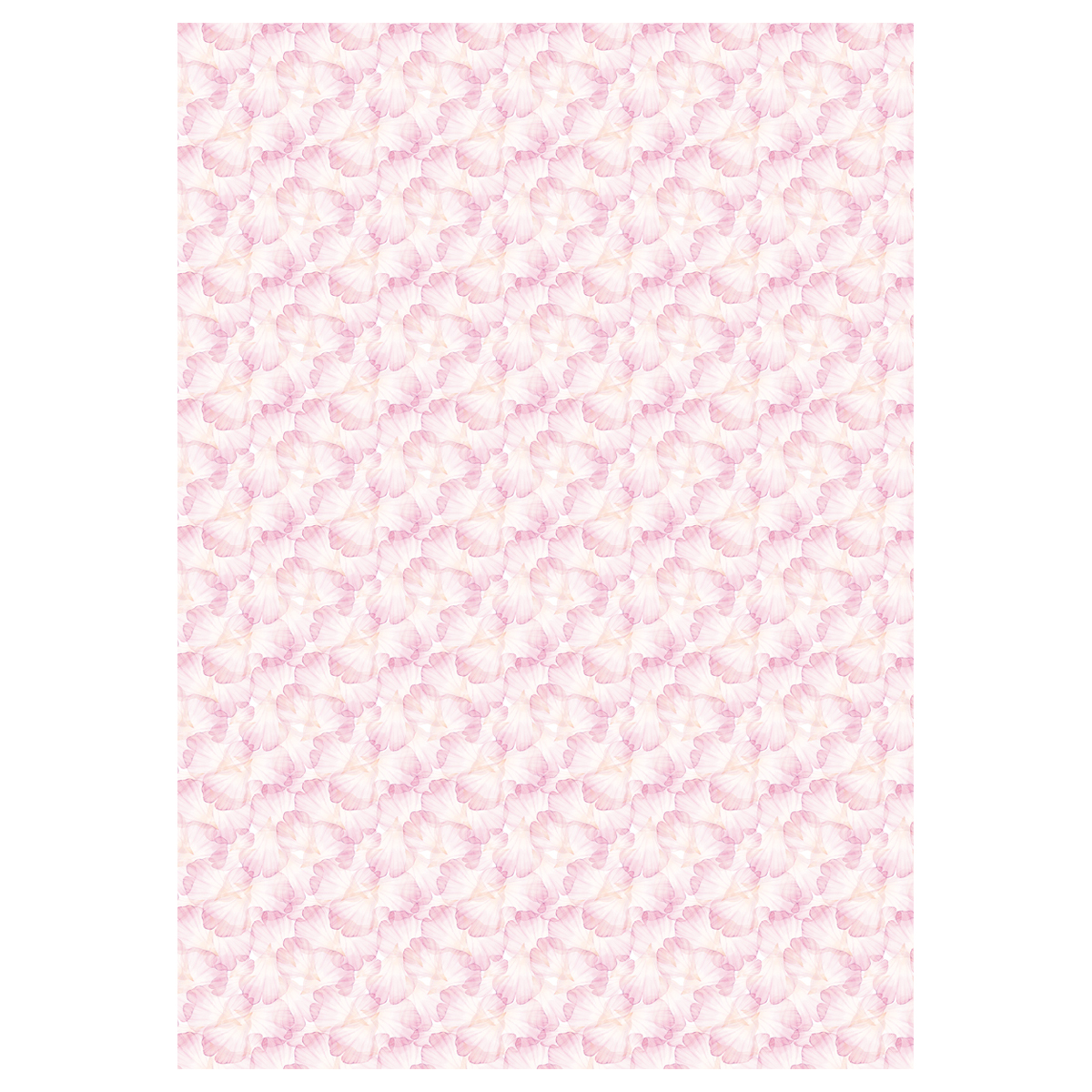 Упаковочная бумага глянцевая 70*100см, MESHU "Bouquet", 80 г/м2,