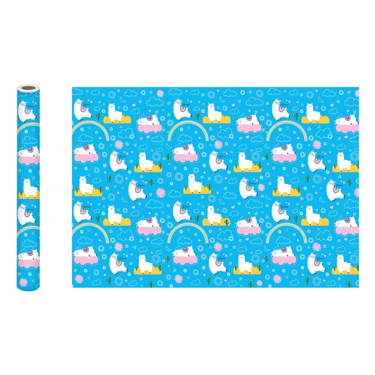 Упаковочная бумага Лама, 700*1000 мм, 2 шт в рулоне Упаковочная бумага Лама, 700*1000 мм, 2 шт в рулоне