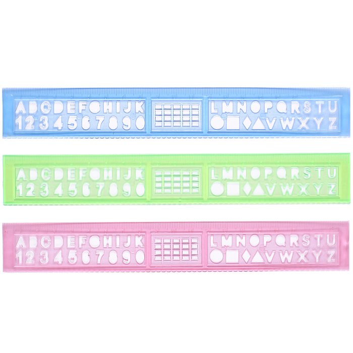 Линейка 20см пластиковая прозрачная ассорти Линейка 20см пластиковая прозрачная ассорти