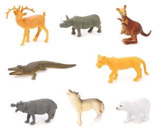 Набор диких животых Jungle animal, 8,5см, 8 штук Набор диких животых Jungle animal, 8,5см, 8 штук