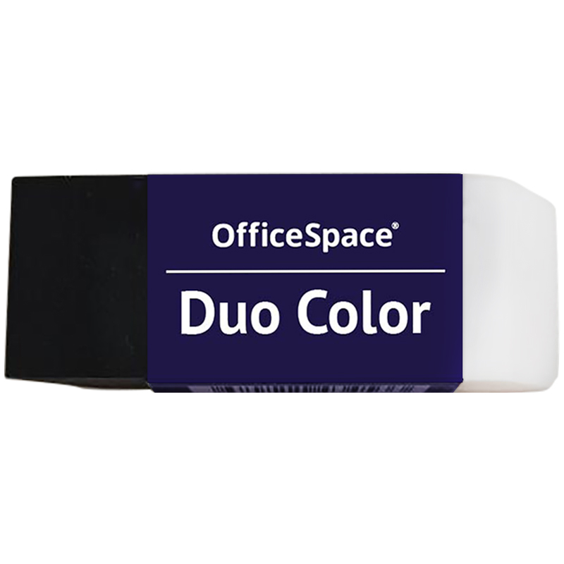 Ластик OfficeSpace "Duo Color", прямоугольный, ECO-ПВХ, 59*21*10мм Ластик OfficeSpace "Duo Color", прямоугольный, ECO-ПВХ, 59*21*10мм