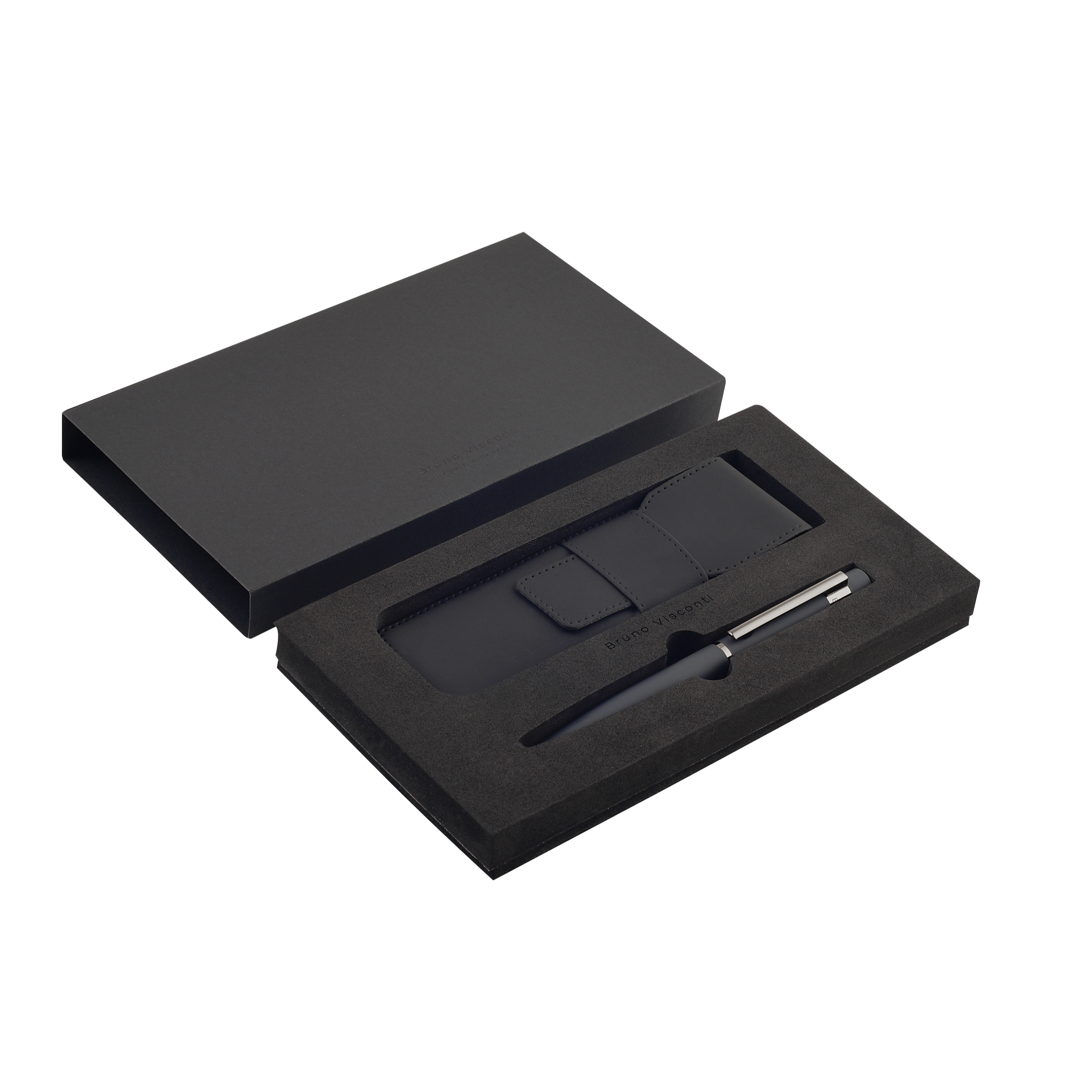 РУЧКА "VERONA" В ПОДАРОЧНОМ ЧЕХЛЕ, 1.0 ММ, СИНЯЯ (корпус серый, чехол РУЧКА "VERONA" В ПОДАРОЧНОМ ЧЕХЛЕ, 1.0 ММ, СИНЯЯ (корпус серый, чехол