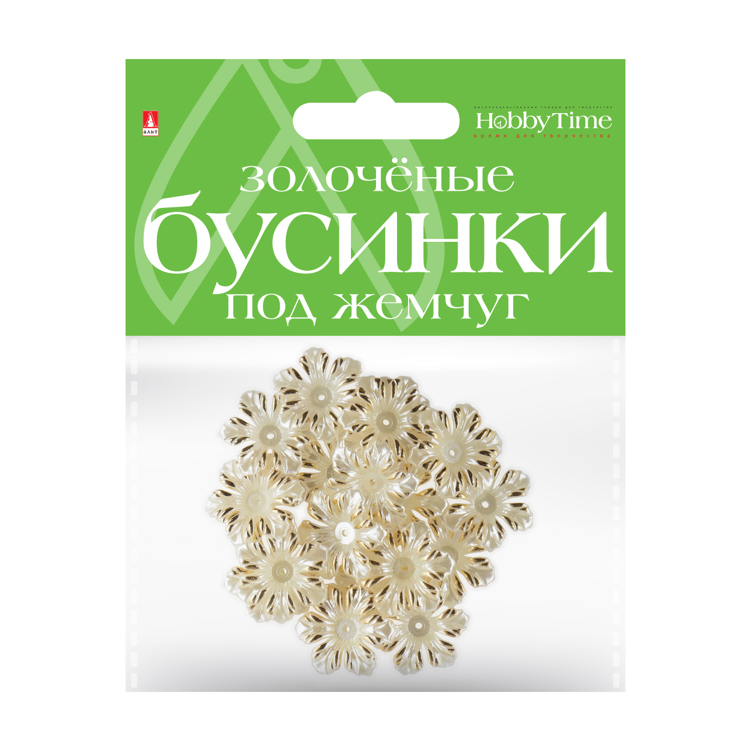 БУСИНЫ ФИГУРНЫЕ "ЗОЛОЧЕНЫЕ" ПОД ЖЕМЧУГ "ЦВЕТОЧКИ", 26 ММ БУСИНЫ ФИГУРНЫЕ "ЗОЛОЧЕНЫЕ" ПОД ЖЕМЧУГ "ЦВЕТОЧКИ", 26 ММ