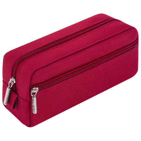 Пенал мягкий BRAUBERG, 2 отделения, ассорти 3 цвета, "Basic", 19х9х4 Пенал мягкий BRAUBERG, 2 отделения, ассорти 3 цвета, "Basic", 19х9х4